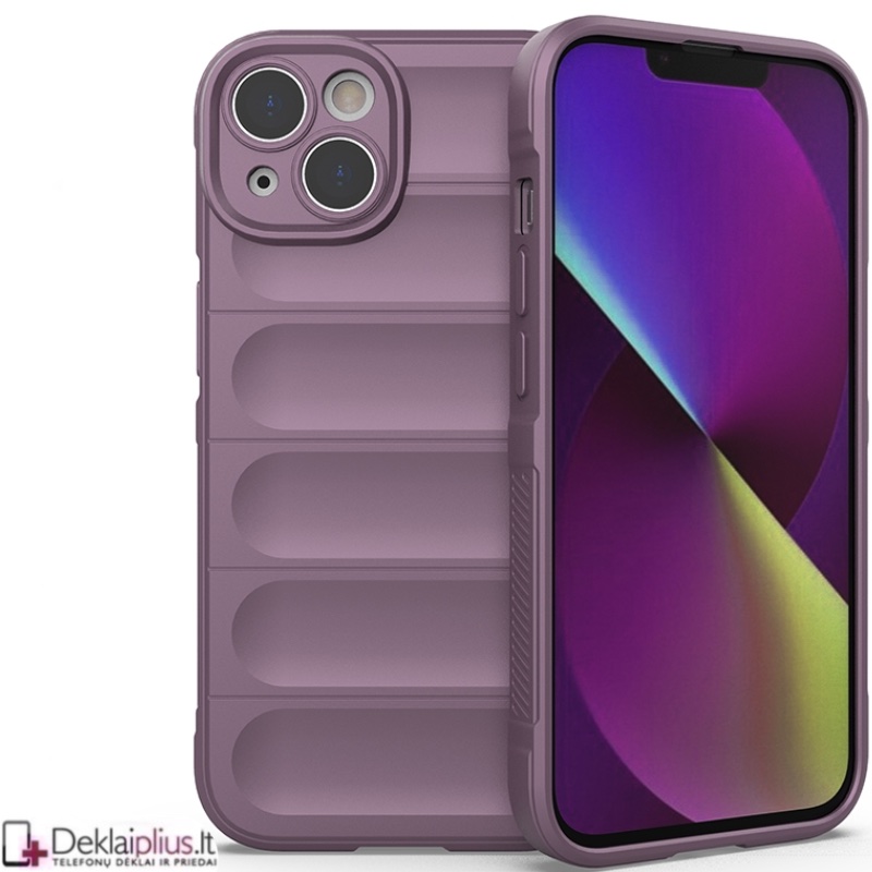 Magic Shield guminis dėklas - violetinis (Apple Iphone 14) Magic Shield guminis dėklas - violetinis (Apple Iphone 14)